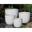 Pots en forme de coquille d'œuf - Ensemble de 3 pots moyens en grès - Usage intérieur et extérieur-1170104449
