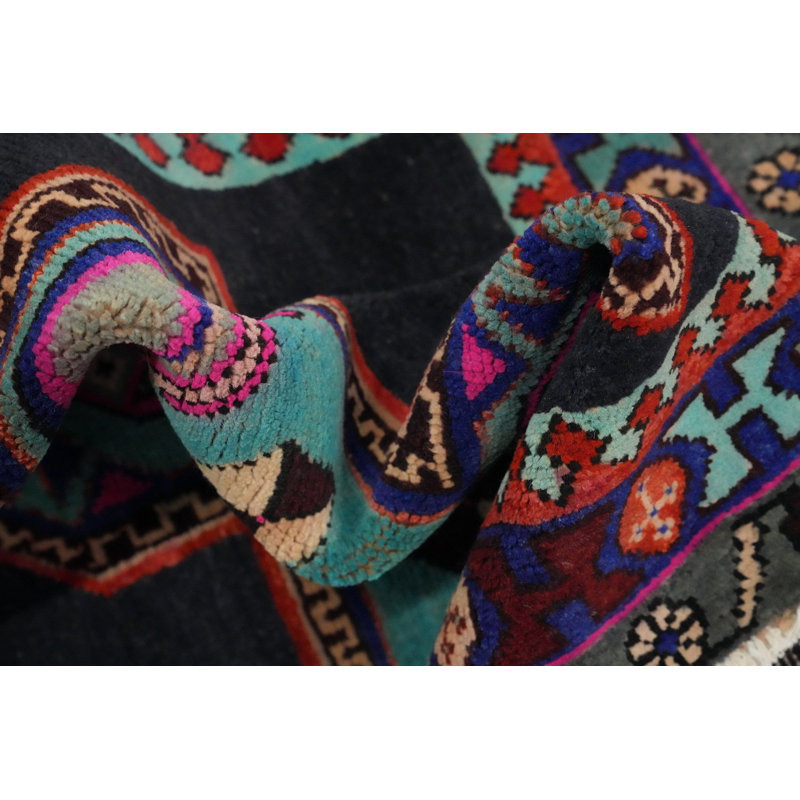 Tapis de couloir géométrique traditionnel 4 x 10