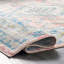 Tapis rose clair / jaune / gris en polypropylène tissé à la machine Brenden-44343509