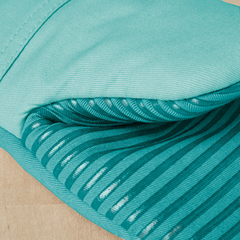 KitchenAid Beacon Mini 2-Piece Oven Mitt, Aqua Blue, 8"