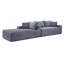 Canapé modulaire de 109 po, canapé modulaire Cloud avec assise profonde, canapé modulaire en L moderne avec méridienne et canapé rembourré pour salon, sans assemblage
