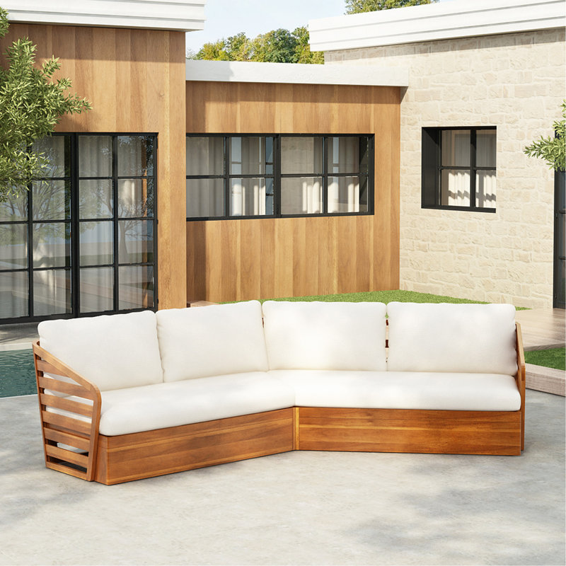 Acacia V Sofa Setctional Set, Beige