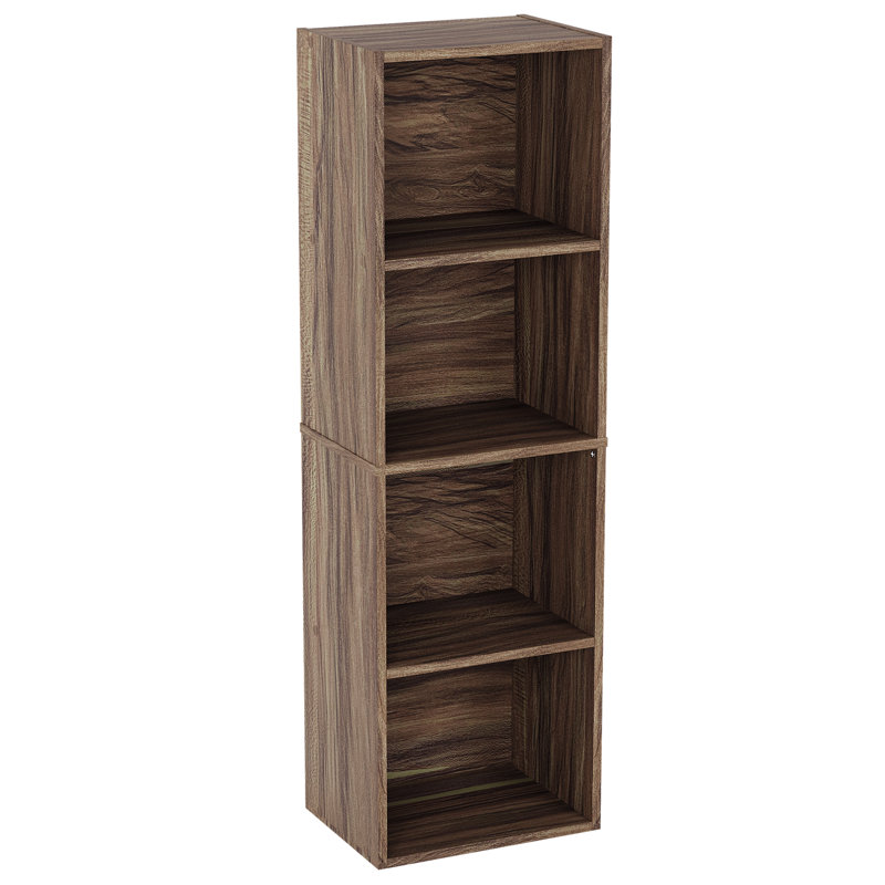 Gerardi 32 cm W Bookcase, 106 cm H x 32 cm W, Walnut