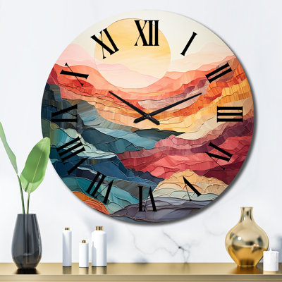Bhikhari - Horloge murale abstraite