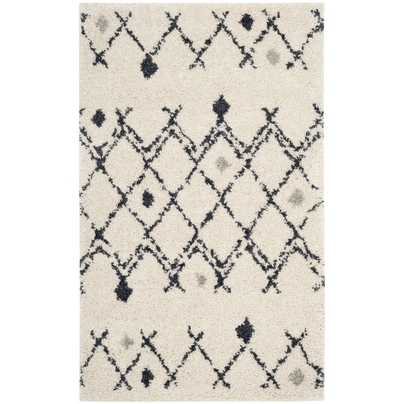 Polebridge Geometric Hand Woven Area Rug, Rectangle 155 x 229 cm