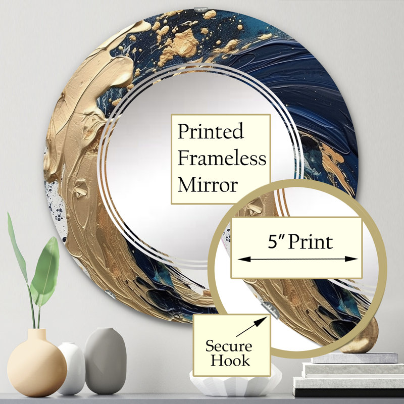 Miroir mural Derrytown, 24 po x 24 po