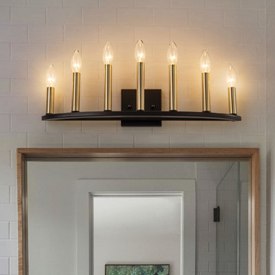 7-Light Traditional Candelabra Vanity Light
