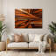 «Hard Edge» 24, art mural en métal brun-1803284314