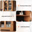 Garde-manger de 70 po de hauteur avec portes en verre arquées, tablettes réglables, armoire de rangement pour aliments, érable rouge-680110041