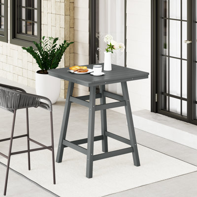 Table de bar extérieure carrée L 30,8 po x l 30,8 po Laguna
