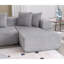Canapé modulaire surdimensionné en forme de U avec 8 coussins Boneless-890274026