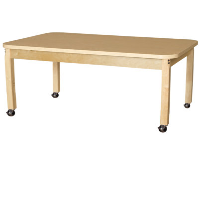 Laminate Adjustable Rectangle 6 Students Activity Table