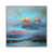 White Floater Framed