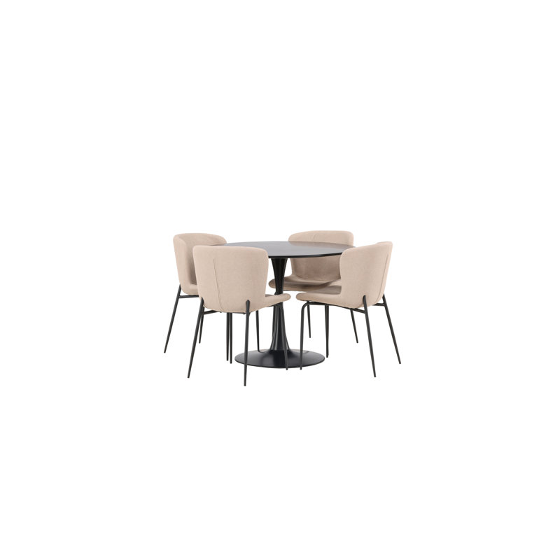 Yancey 4 - Person Dining Set