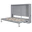 Lit escamotable Murphy, conception peu encombrante avec support de matelas confortable pour les salles polyvalentes