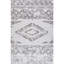 Tapis blanc / gris en polypropylène tissé à la machine Carpet-1995941630