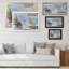 «Winter Village Landscape III», reproduction sur toile flottante-56657545-56657542