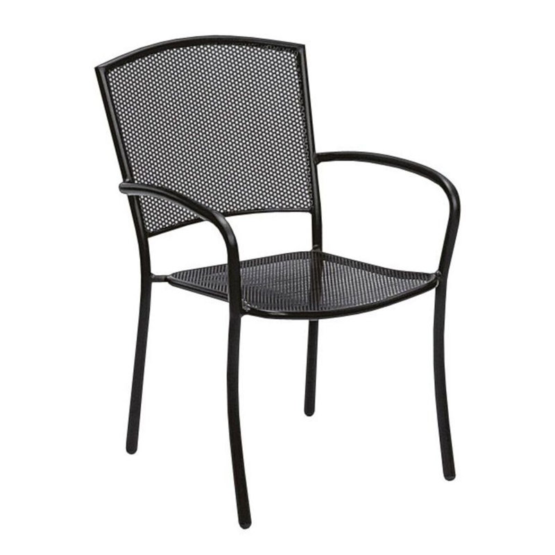 Cafe Series Outdoor Dining Armchair, Oyster