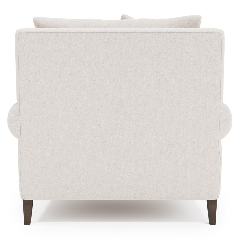 Isabella Armchair, Cream Boucle 1273-002, Aged Gray