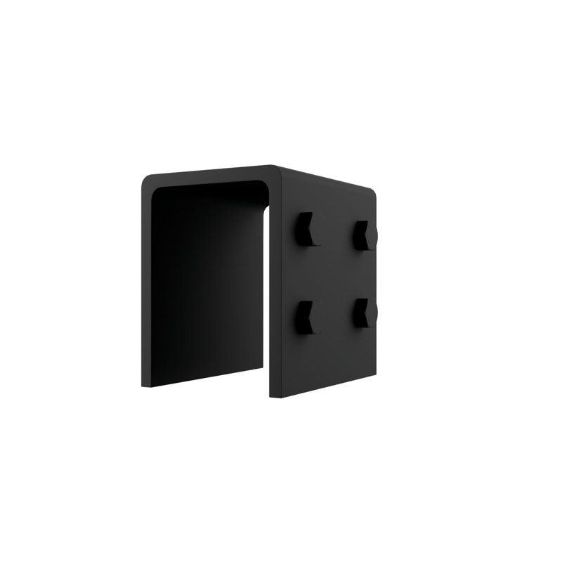 Black Smooth Faux Wood Beam Strap for Heritage Timber Beam