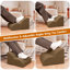 Repose-pieds ergonomique en mousse à mémoire de forme, antidérapant et conçu pour soulager les douleurs au dos et aux hanches. Idéal sous le bureau. Sa forme courbée et ses bords courbés assurent une protection optimale contre les maux de dos et les hanches.-232796746