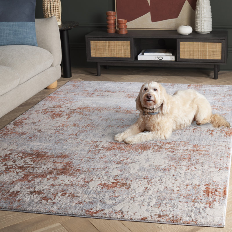Scarlett 408 Performance Abstract Rug, Rectangle 5'3" x 7'6"