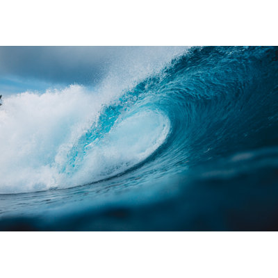 «Ocean Blue Wave» par Nuture - photographie sur toile tendue