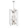 Algertha 12 - Light Steel Dimmable Geometric Chandelier