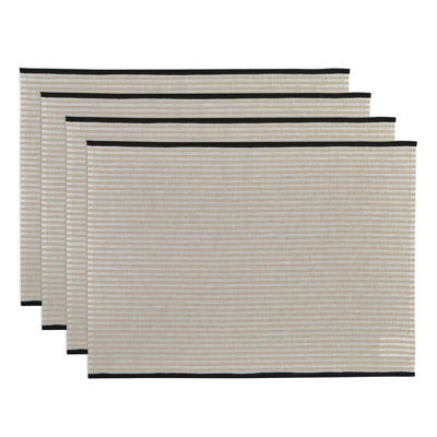 Carmine - 100% Pure Linen Placemats