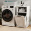 Armoire à linge avec sacs à doublure amovibles, rangement compact et compact pour une gestion efficace du linge