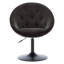 Velvet Swivel Barrel Chair-1271302809