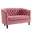 Causeuse en velours argenté Orchid Greta-806005904