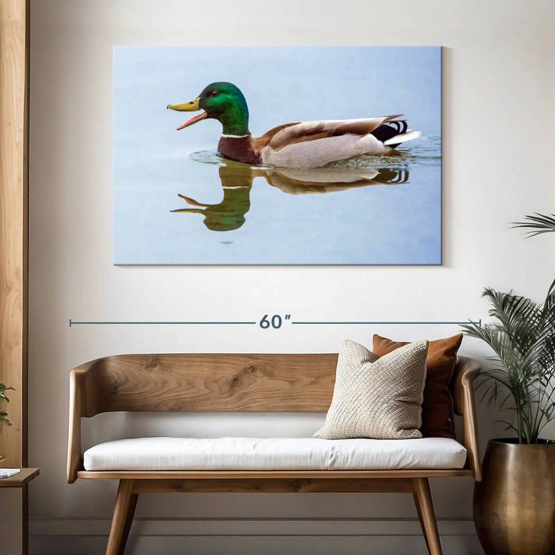 Brampt Floating Mallard Duck, 32" H x 48" W