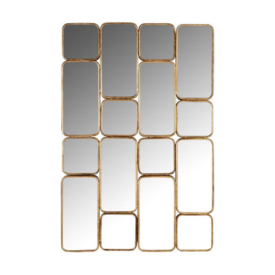 Birche Metal Rectangle Wall Mirror