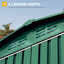 Garden 6 Ft. W X 4 Ft. D Steel Outdoor Storage Shed-111009755
