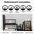 Rotatable Black Desktop Organizer Shelf-67867153