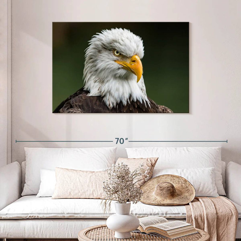 Brampt Bald Eagle Stare, 30" H x 45" W