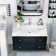 37 Inch Marble Vanity Top, Bathroom Vanity Top With Undermount Rectangular Middle Sink And 4" Height Backsplash, Pre-Drilled  Faucet Hole  Vanity Top, Carrara White With Veins