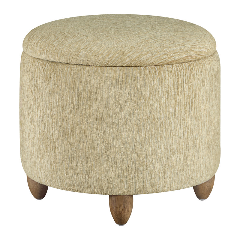Twomey Storage Ottoman, Indigo Polyester