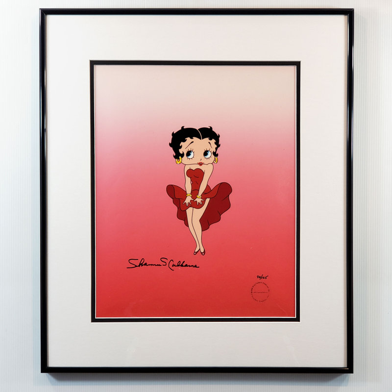 Betty Likes It Hot - Reproduction d'art sur toile encadrée