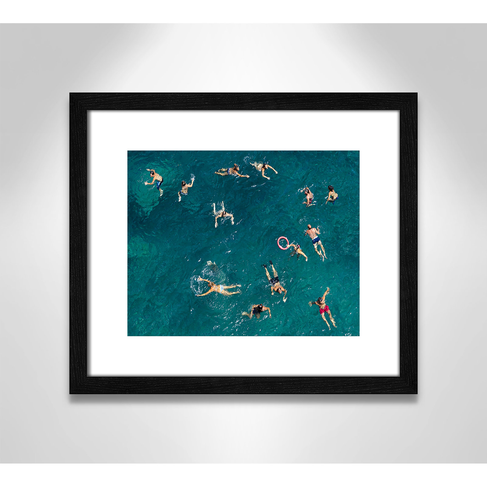 Tonti - Photograph Print, Black Wood Framed Paper, 13" H x 15" W x 0.75" D
