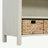 TREXM Retro Wooden Console Table with 3 Drawers & 3 Water Hyacinth Woven Baskets, Entryway Sofa Buffet Cabinet for Hallway Living Room-1368499650