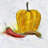 Peppers - 32"x32" art on canvas