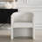 Sawana White Fabric Dining Chair