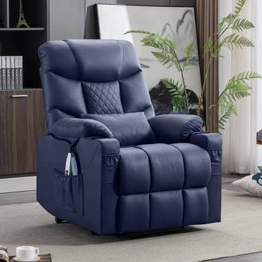 Power Lift Massage Recliner Chair for Elderly Heated fabric