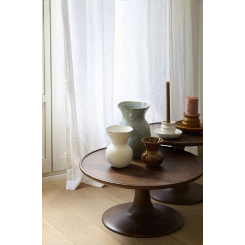 Vase Alexes Poppy, H 5,11 po x l 3,93 po x P 3,93 po, Brun