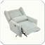 Fauteuil inclinable électrique pivotant à 5 branches Boucle Confortable Élégant Durable Pratique-1250023445