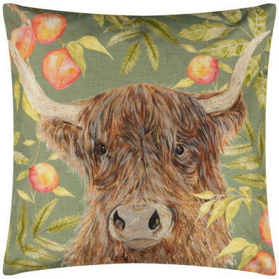 Grove Highland Indoor / Outdoor Floral Square Cushion Cover