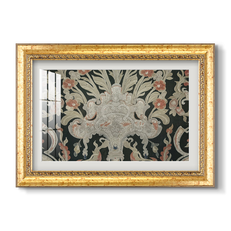 Tapisserie imprimée (textile), vers le XVIIIe siècle - Encadrement sur mesure, 16x22 INNER SIZE, Framed Print with Mat
