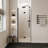 30"W x 72"H Frameless Foldable Shower Door, Aluminum Alloy, 0.24" Tempered Glass Shower